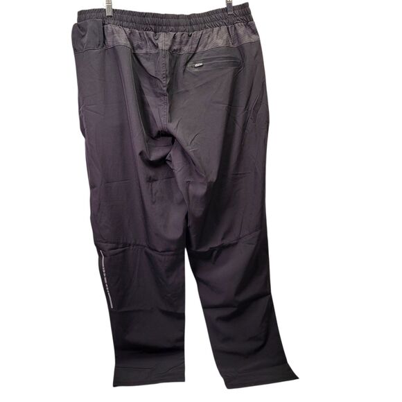 Hodo Sports Men's Athletic Pants Black Zipper Pockets Drawstring Size XX-Large - Picture 2 of 13